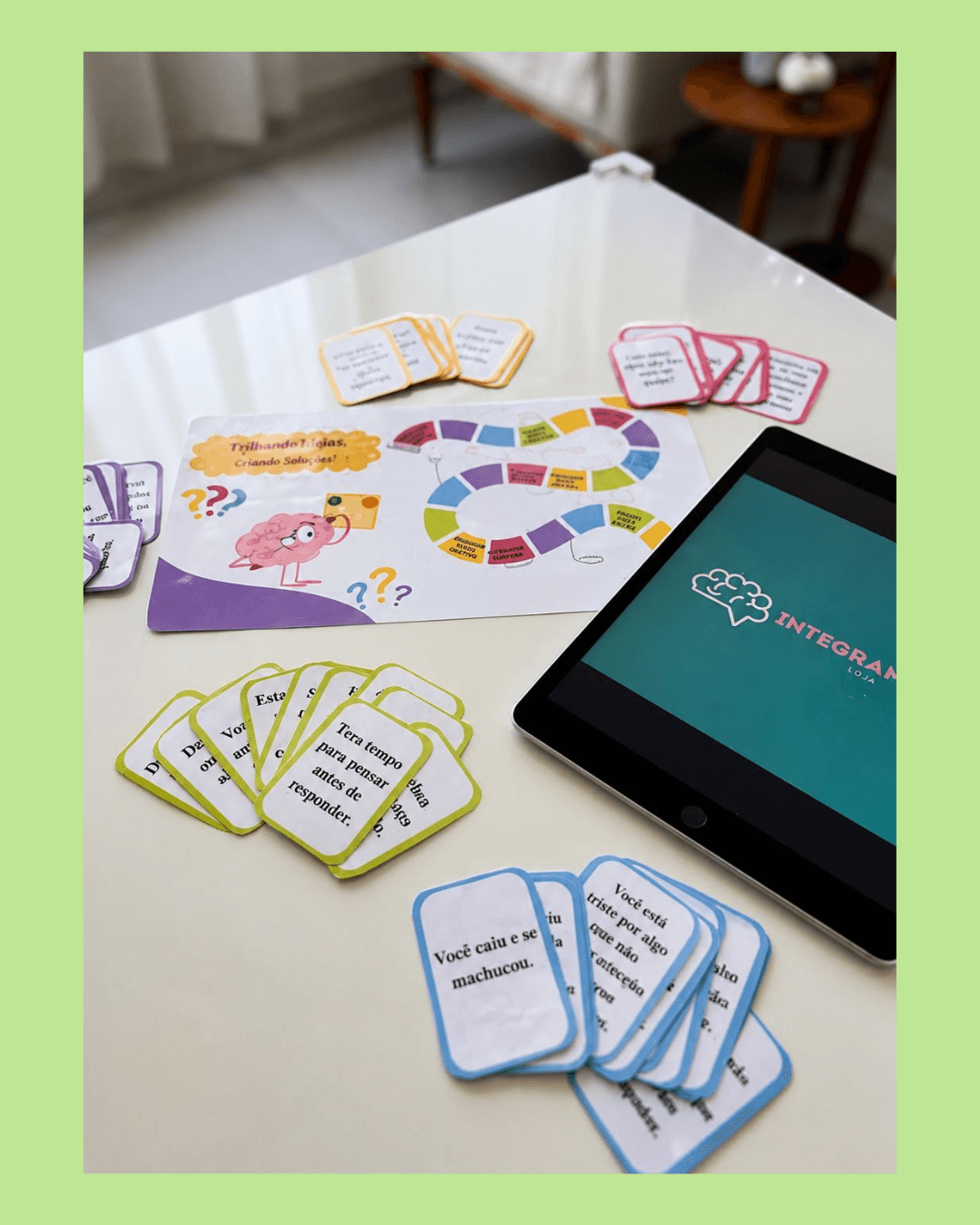 Jogo de Tabuleiro Caminho das Soluções